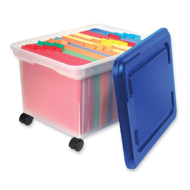 wheeled file tote