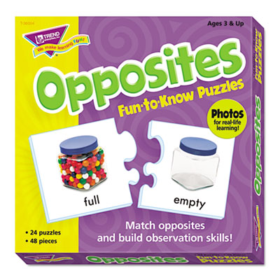 TREND Fun to Know Puzzles, Opposites T36004 TEPT36004