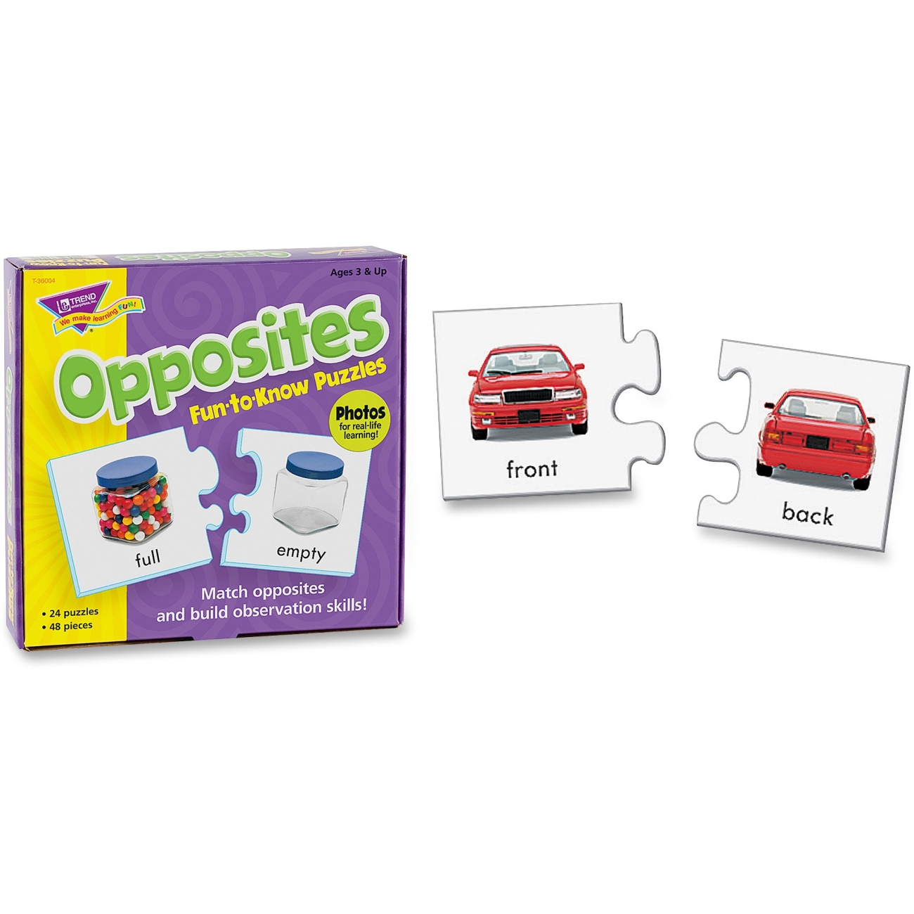 Opposites Fun-to-Know Puzzles Trend enterprises, Inc T-36004 TEPT36004 ...