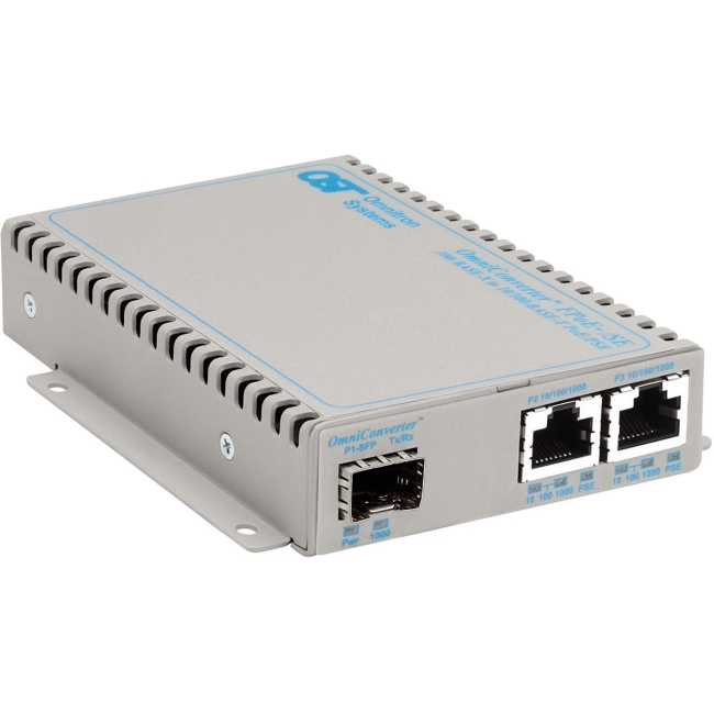 Omnitron 10GBASE-T Ethernet Media Converter 8589N-0-D