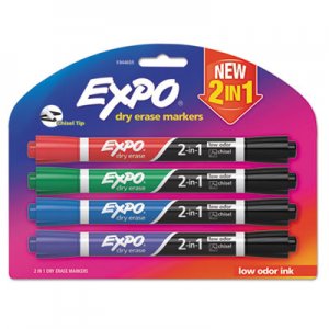 EXPO 1871131 Low-Odor Dry-Erase Marker, Ultra Fine Point, Black, Dozen -  1871131