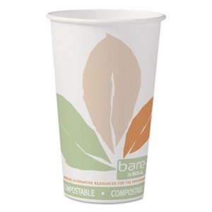 bare by SOLO Paper Cone Water Cups 42BR Eco-Forward - Office