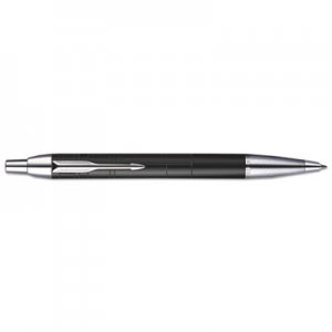 Parker Im Retractable Ballpoint Pen Gift Box, 0.5mm, Black Ink, Black/Chrome Trim Barrel (PAR1975553)