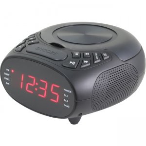 GPX Clock Radio with Dual Alarm C224B