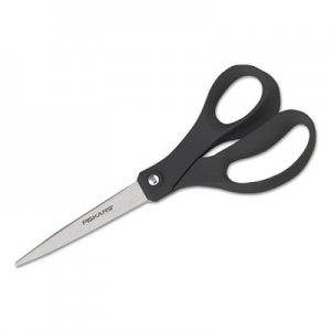 Fiskars Scissors - 8 Overall Length - Stainless Steel - Black - 2