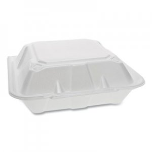 Pactiv Supermarket Tray, #1S, 5.1 x 5.1 x 0.65, White, 1,000/Carton