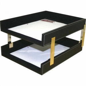 Dacasso Double Front Load Stacking Letter Tray A1220 DACA1220