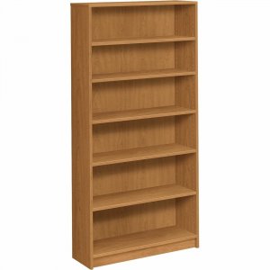HON 1870 Series Bookcase | 6 Shelves | 36"W | Harvest Finish HON1876C