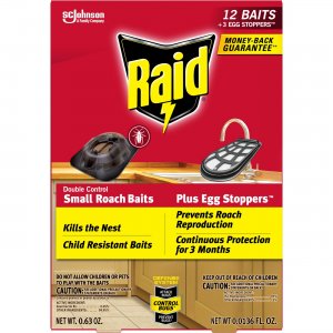Raid Double Control Small Roach Baits 334861 SJN334861