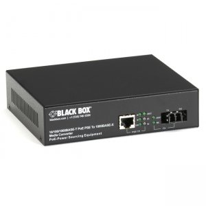 Black Box LPS500 Transceivers/Media Converter LPS500A-MM-LC-R2