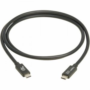 Tripp Lite by Eaton USB4 40Gbps Cable (M/M) - USB-C, 8K 60 Hz, 240W PD Charging, Black, 1.2